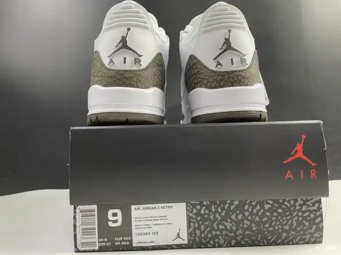 Cheap TBK Jordan Retro Air 3 136064-122 (2018) Mocha 0530